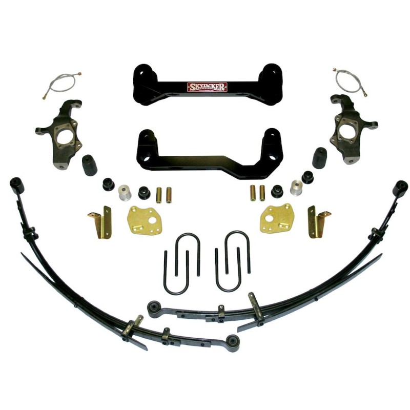 Lift Kit for 2004-2012 GMC Canyon 2WD 4'' Front and Rear