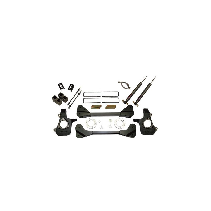 Lift Kit for 2007-2012 GMC Sierra 1500 2WD/4WD 4'' Front and Rear
