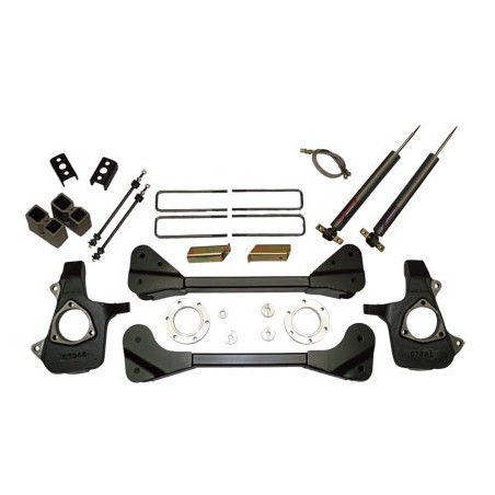 Lift Kit for 2007-2012 GMC Sierra 1500 2WD/4WD 4'' Front and Rear