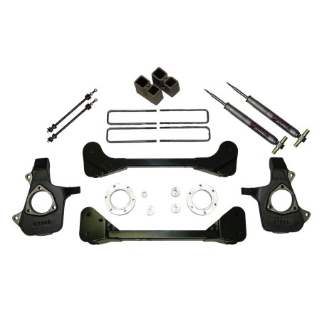 Lift Kit for 2007-2013 GMC Sierra 1500 2WD/4WD 4'' Front and Rear