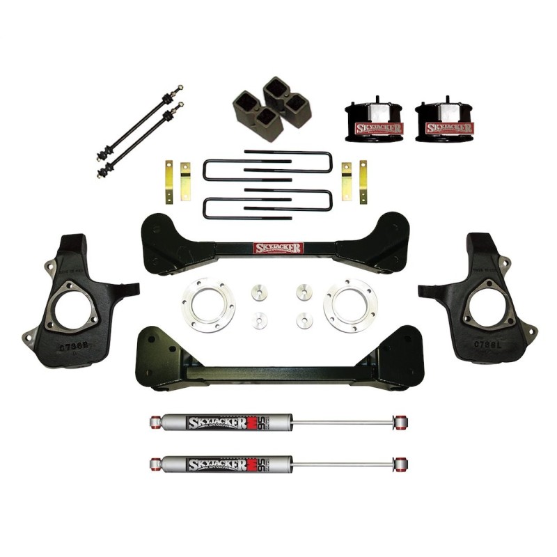 Lift Kit for 2007-2013 GMC Sierra 1500 4WD 4'' Front and Rear