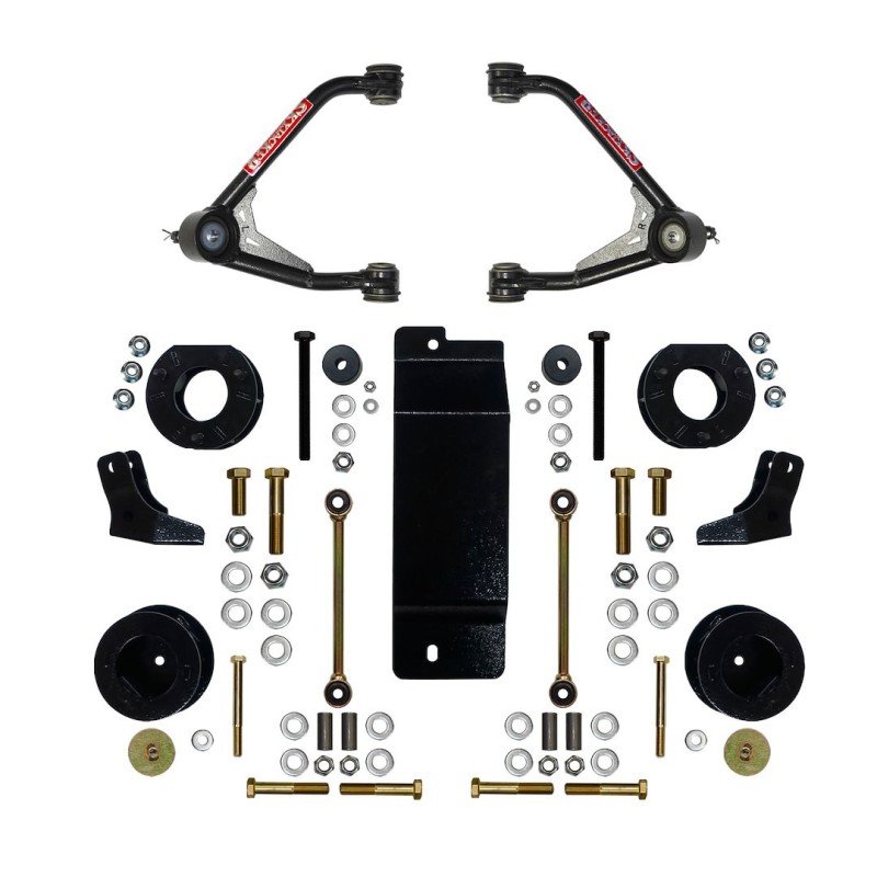 Lift Kit for 2007-2013 Chevrolet Silverado 1500 4WD 3.5-4'' Front and Rear