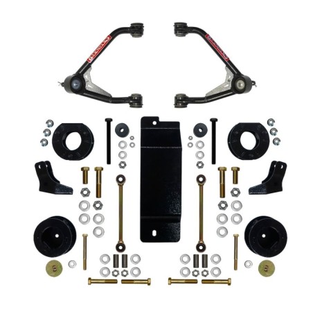 Lift Kit for 2007-2013 Chevrolet Silverado 1500 4WD 3.5-4'' Front and Rear