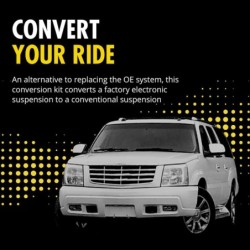 Electronic to Conventional Shock Absorber Conversion Kit for 2005-2008 Dodge Magnum 2WD  0'' Rear Monroe