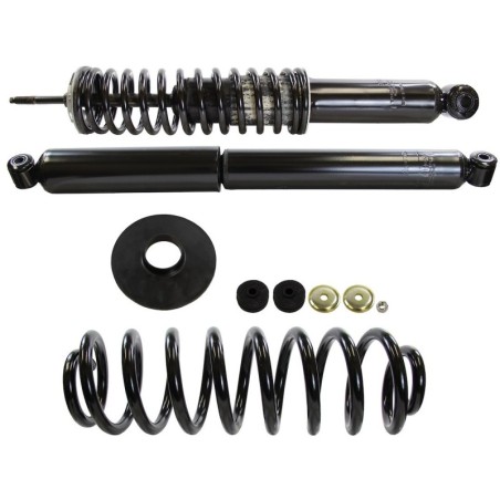 Air Spring to Coil Spring Conversion Kit for 1997-2002 Ford Expedition 2WD/4WD  0'' Rear, Front Monroe