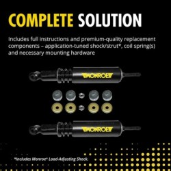 Air Shock Absorber to Load Assist Shock Absorber Conversion Kit for 1993-1997 Cadillac Seville   0'' Rear Monroe