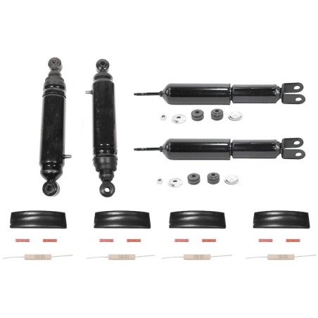 Electronic to Conventional Shock Absorber Conversion Kit for 2000-2006 GMC Yukon   0'' Full Front and Rear Monroe
