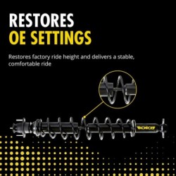 Air Shock Absorber to Load Assist Shock Absorber Conversion Kit for 1998-2004 Cadillac Seville   0'' Rear Monroe