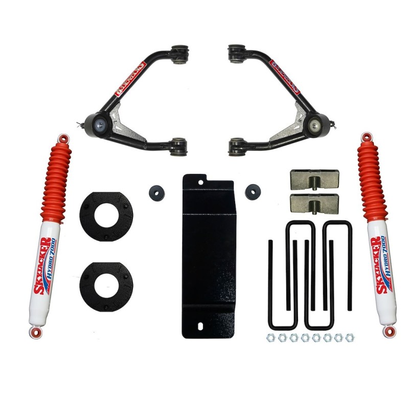 Lift Kit for 2014-2016 Chevrolet Silverado 1500 4WD 3.5-4'' Front and Rear