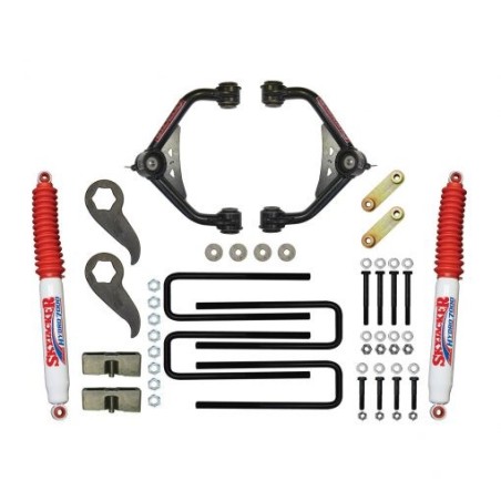 Lift Kit for 2011-2019 Chevrolet Silverado 3500 HD 4WD 3.5-4'' Front and Rear