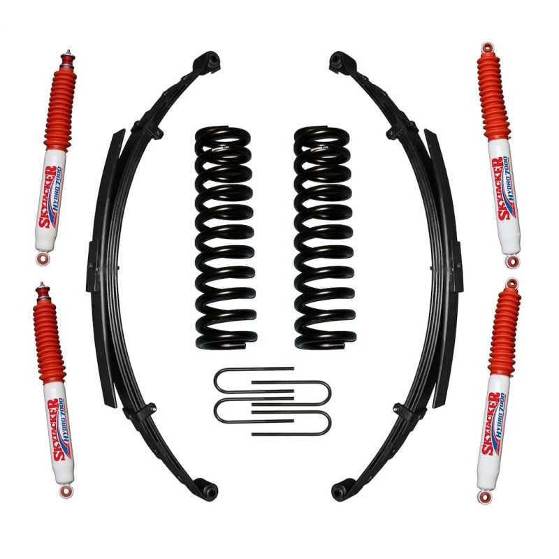 Lift Kit for 1966-1977 Ford Bronco 4WD 7'' Front and Rear