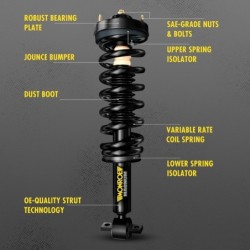 Shock Absorber for 2009-2013 Ford F-150 4WD  0'' Front Monroe